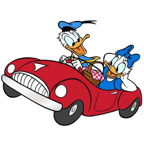 Donald Duck Logo 01 vinyl decal